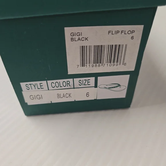 Lauren Lorraine Black Sandals with Silver Accents Size 6 NWT Gigi - Picture 7 of 7